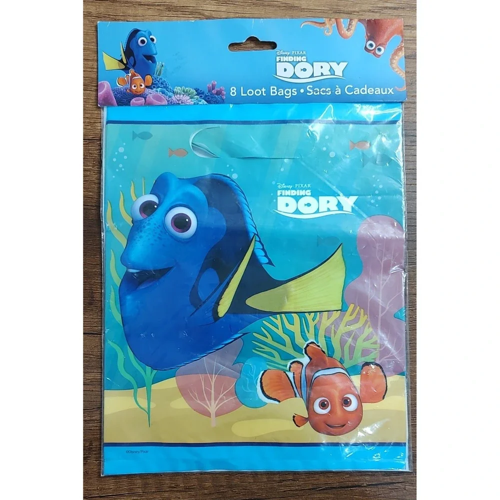 Finding Dory Party Loot Treat Favor Bags Birthday Favors Party Supplies 8pc A14